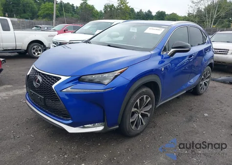 2015 Lexus Nx 200T F Sport из США, поврежденный, VIN JTJBARBZ1F2005384
